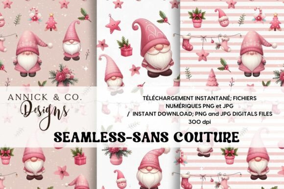 BOHO PINK CHRISTMAS GNOMES