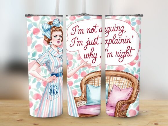 Preppy Sarcastic Funny Tumbler Wrap PNG